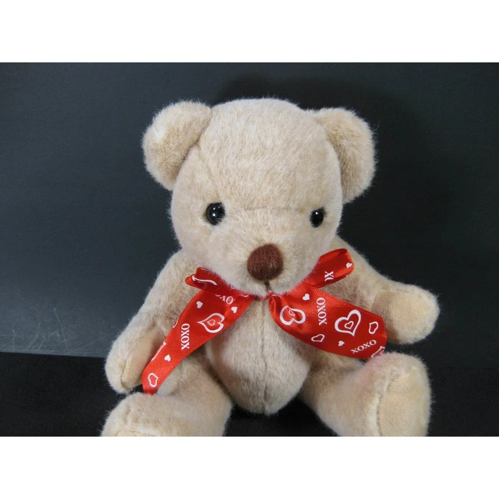 Teddy Bear Poseable Hearts OXOX LOVE‎ Kisses Stuffed 11